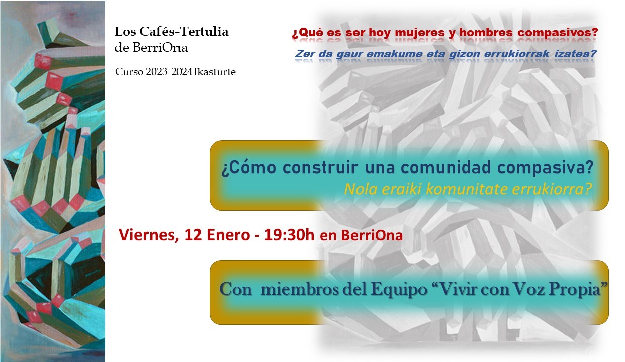 imagen Comunidades compasivas en el CaféTertulia 12/01/2